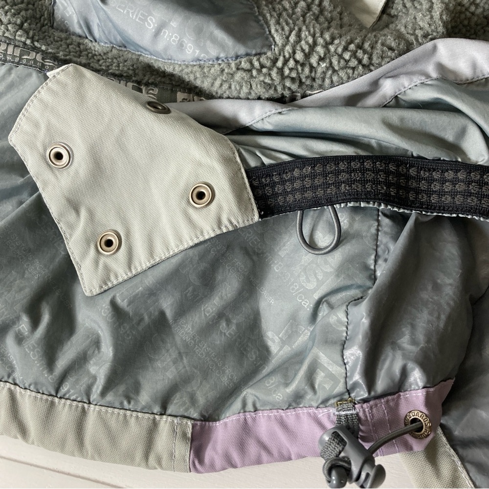 Ride Snowboards Jacket Women’s  L Gray Nylon Hooded - Picture 16 of 16